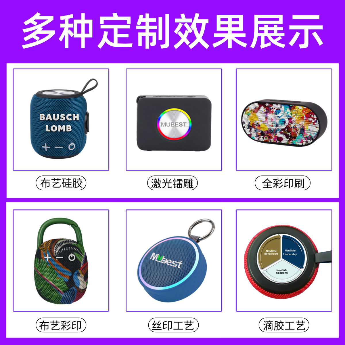 Altavoz Bluetooth exterior pequeño cañón graves tela impermeable tarjeta