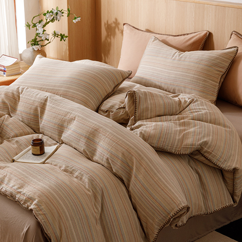 Clase A 60 piezas de algodón Xinjiang de algodón de fibra larga de cuatro piezas de ropa de cama de algodón puro de tres capas de hilo de cama de cuatro piezas