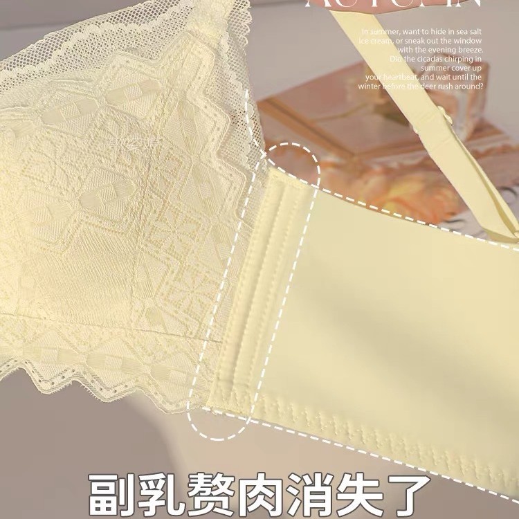 Venta directa de fábrica comercio electrónico transfronterizo Sudeste de Asia Vietnam Tailandia damas sin costuras sujetador de recogida lateral cómodo