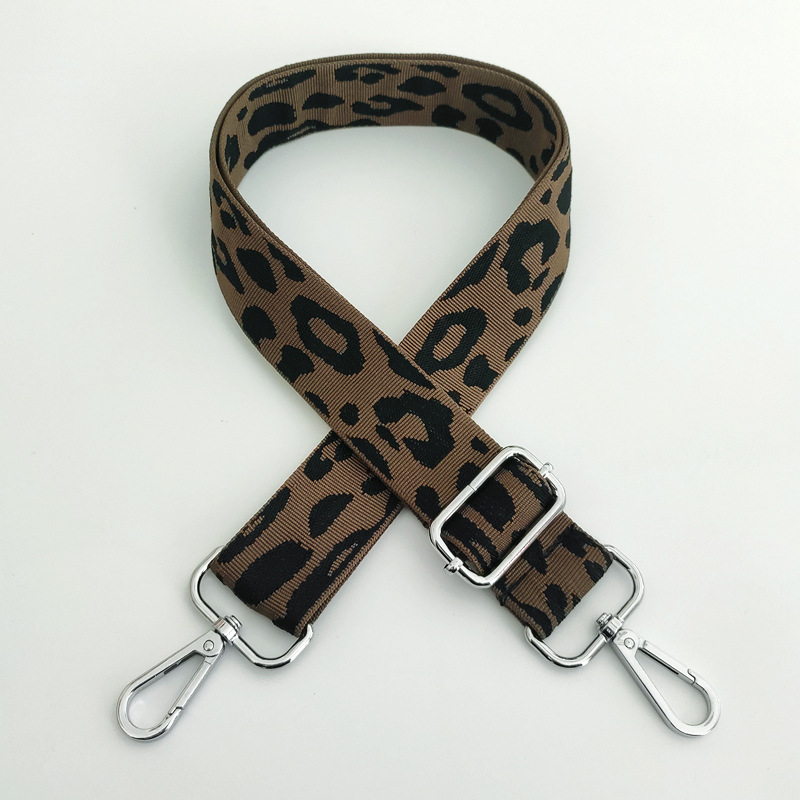 New Thickened Leopard Print Wide Shoulder Strap Adjustable Women's Bag Accessories display picture 4