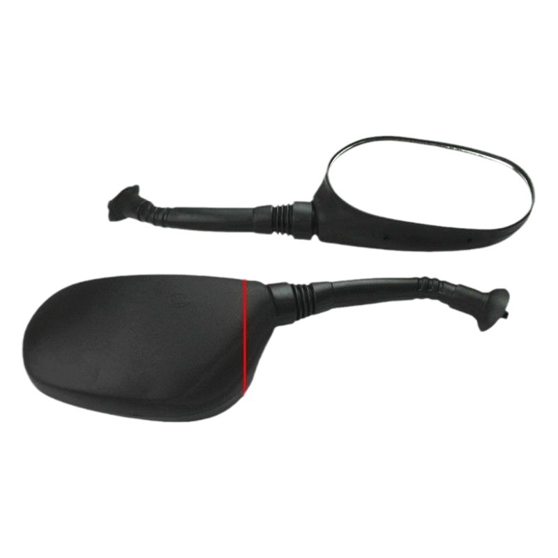 Nuevo sol Verde fuente universal 8mm espejo retrovisor Pedal batería eléctrica coche espejo retrovisor 6mm reflectante modificado