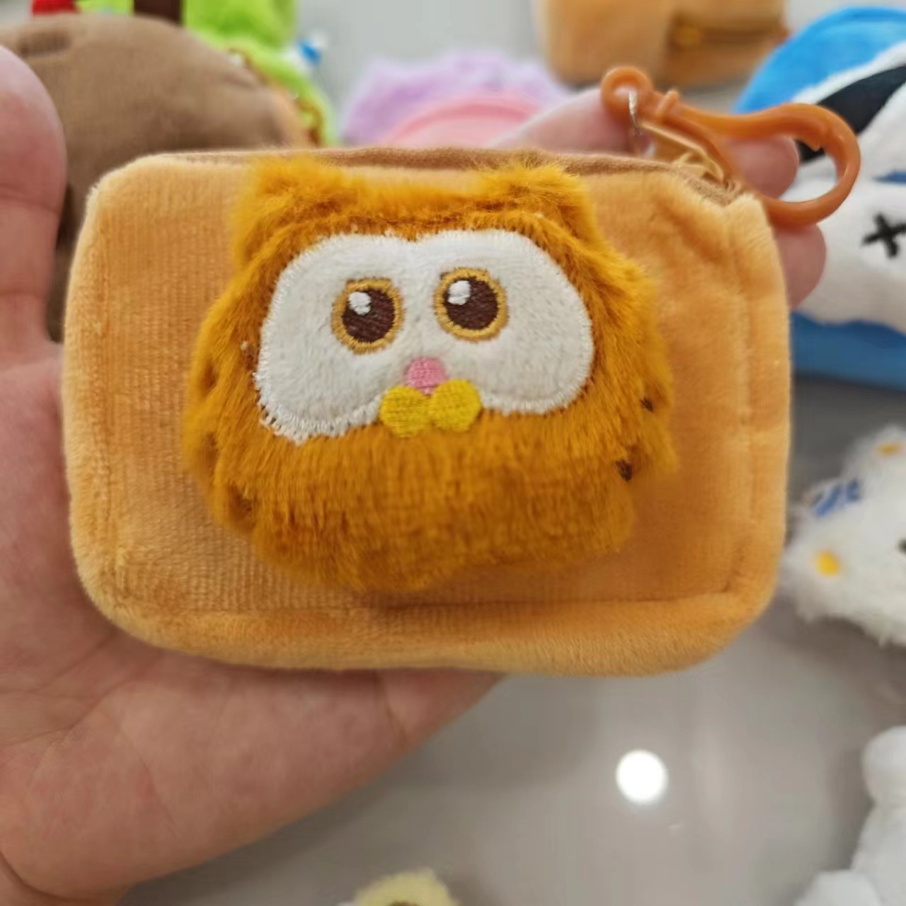 Little yellow cat-square bag