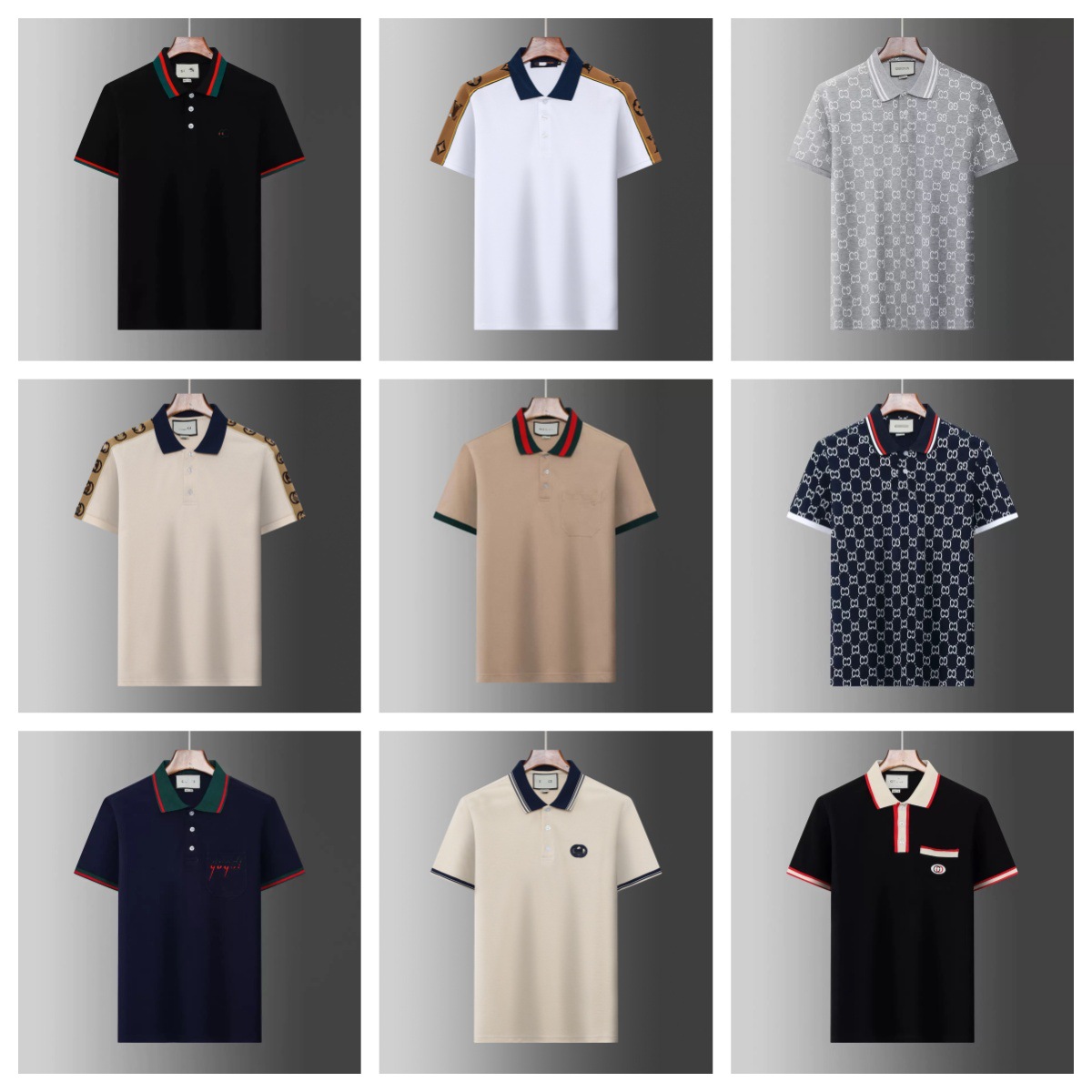 Correct version 26 Cross-border best-selling POLO shirt knitwear unisex casual sports summer turn-down collar high version