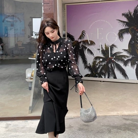 连衣裙;时尚休闲套装;蕾丝衫雪纺衫