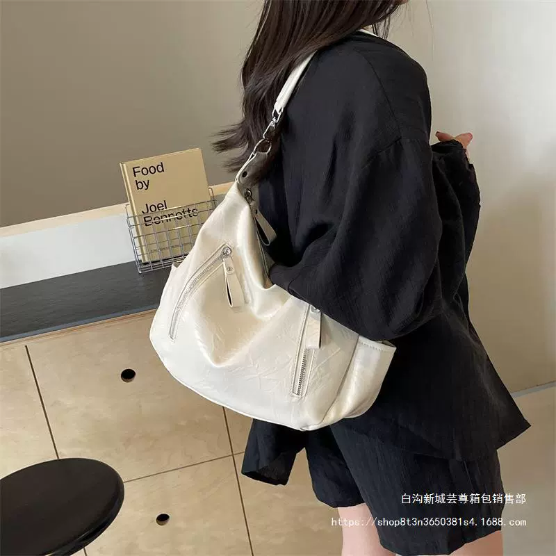 Summer shoulder bag, bag strap for leisure, Korean style