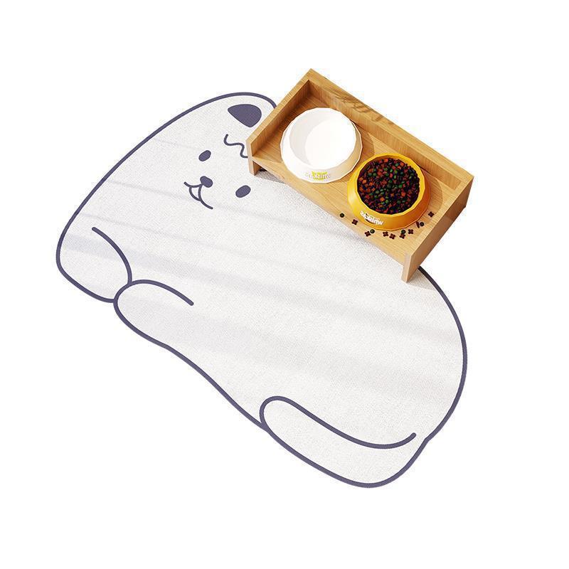 Placemat para mascotas perro gato anti-mordedura estera para comer a prueba de agua anti-orina estera antideslizante estera para el piso estera para dormir