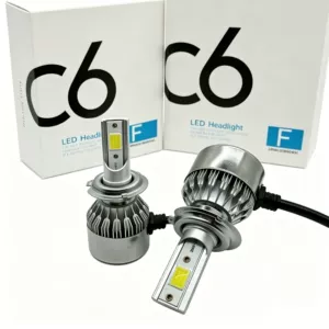 C6 LED Fənərlər, H4, H7, H11, 9005, 36W Avtomobil İşıqları