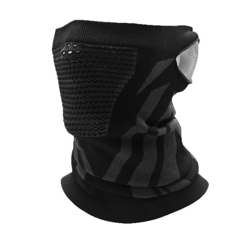 Outdoor cycling mask breathable knitting scarf sports skiing face protection warm head cover ear loop seamless neck gaiter