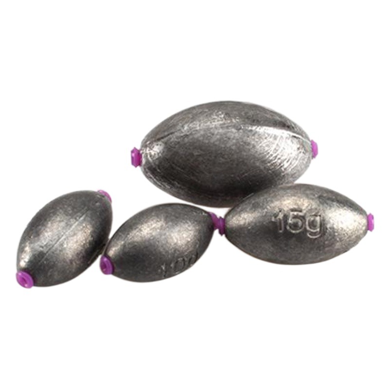 Aohu Lead Pendant Fishing Pendant Olive-Shaped One Gram Non-Pound Lead Fishing Pendant Sea Pole Carp Wholesale