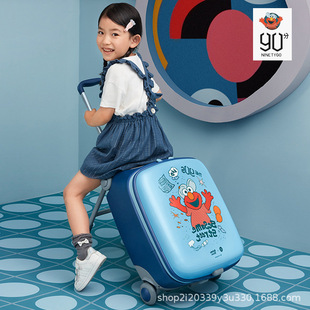 90 points Xiaomi children's trolley case riding suitcase lazy luggage walking baby artifact boarding trolley