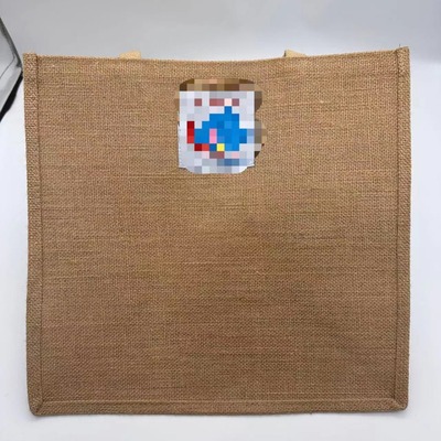 工厂定制粗麻购物袋时尚高级感包包外出便携多功能亚麻手提麻布袋