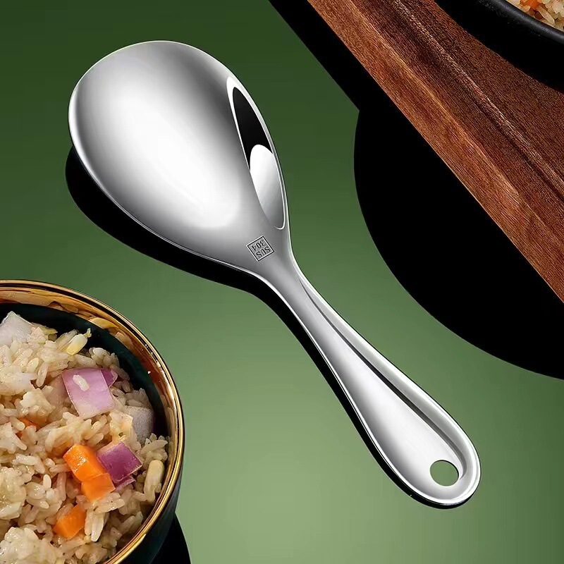 304 ステンレス鋼しゃもじ家庭用しゃもじ 316 ステンレス鋼ノンスティックしゃもじしゃもじ|undefined
