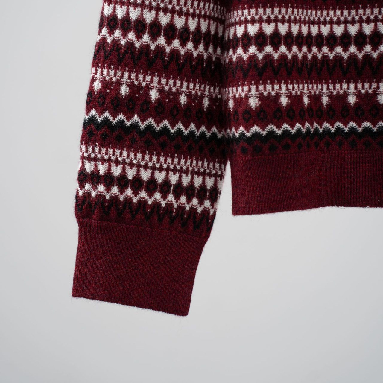 (2개) LP25 이른 봄 새 홀리데이 시리즈 캐시미어 울 니트웨어 라운드 넥 캐주얼 올 매치 자카드 카디건