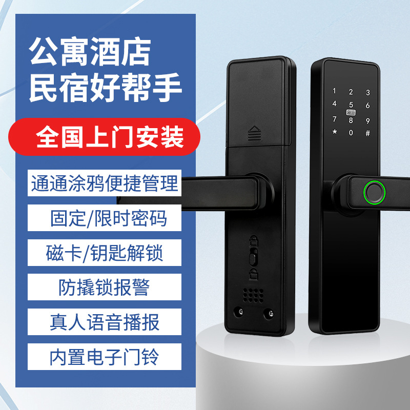 Cerradura de apartamento, casa de alquiler público, cerradura de graffiti inteligente, cerradura de puerta inteligente, cerradura de combinación, cerradura de puerta de dormitorio, cerradura integrada, dormitorio F30