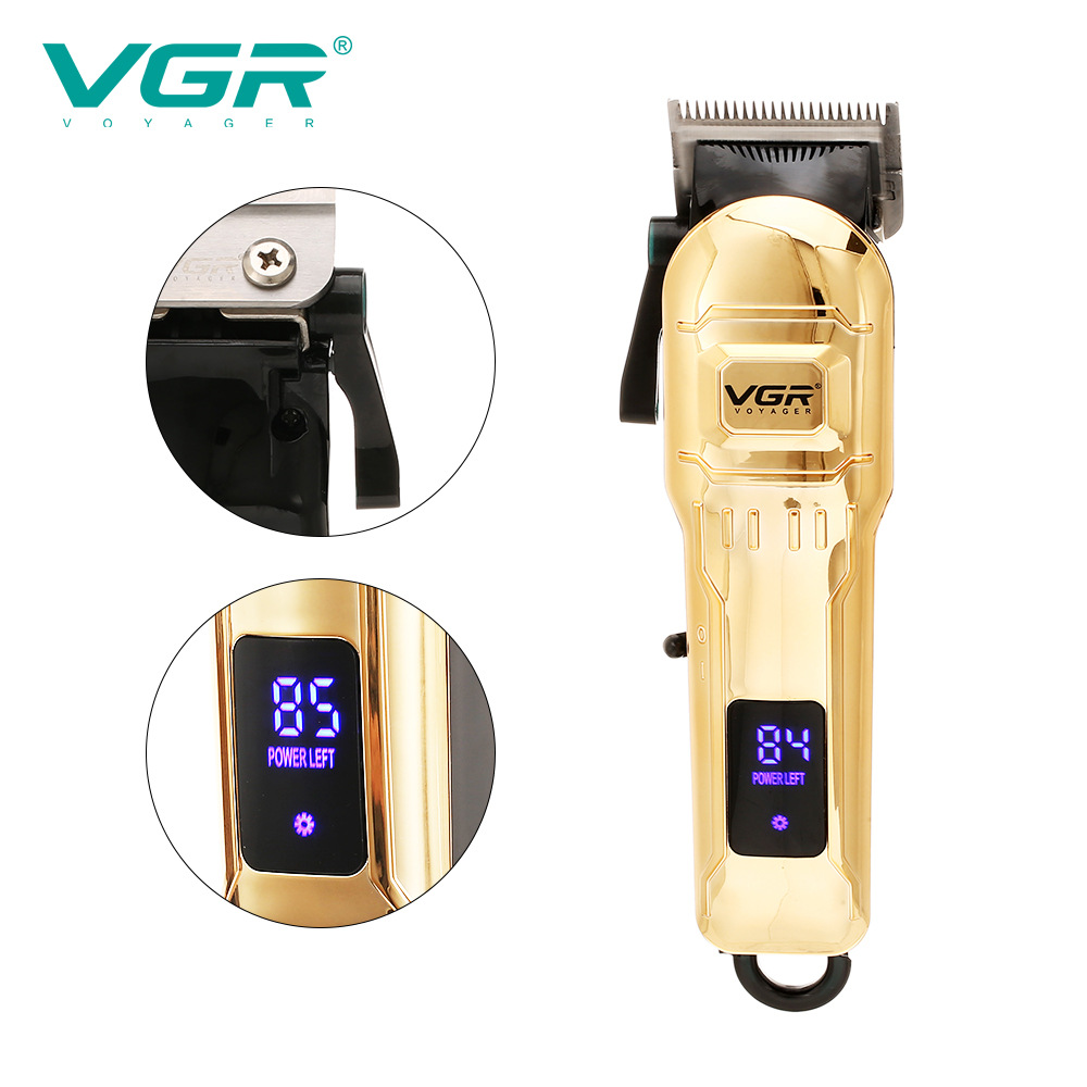 Tagliacapelli elettrico con display digitale LCD, rifinitore per capelli, apparecchio per la cura personale, versione export, tagliacapelli Salmon_voghion.com