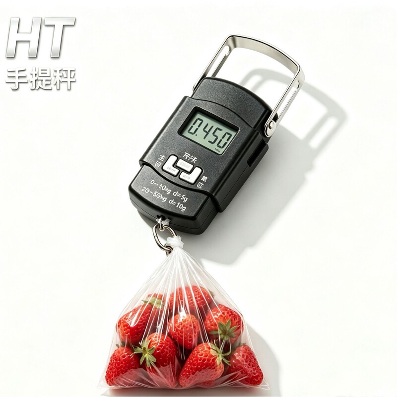 Manufacturer's in-stock wholesale 50kg portable electronic scale, hook-style luggage scale, portable express scale, accurate weighing Manufacturer's in-stock wholesale 50kg portable electronic scale, hook-style luggage scale, portable express scale, accurate weighing