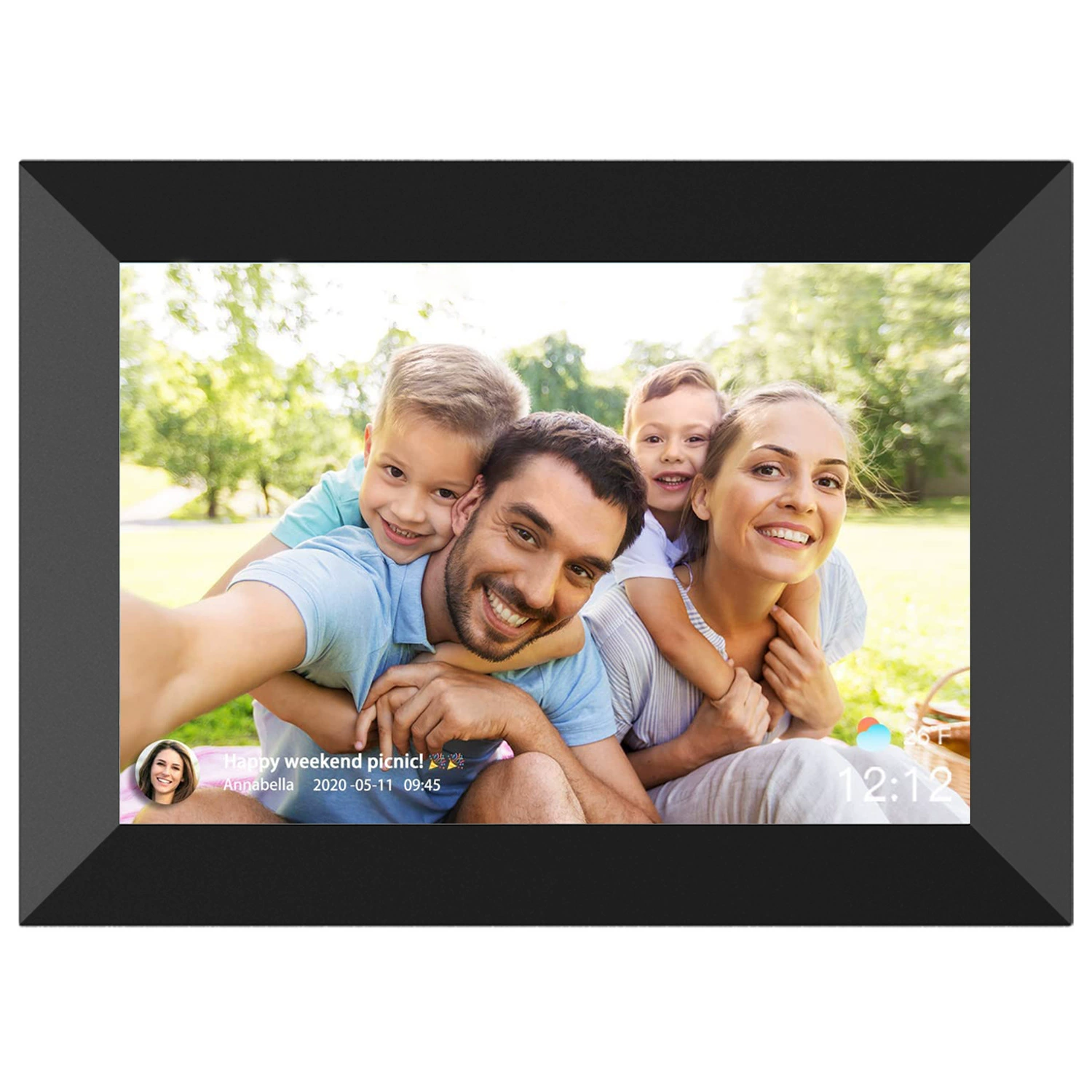 Заводская модель, 10.1-дюймовая фоторамка с сенсором, Frameo APP, облачная фоторамка, сетевой электронный цифровой фотоальбом, умная фоторамка