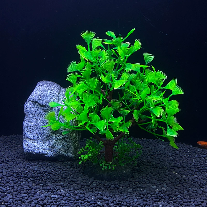 Realistic aquarium decor, plastic aquatic plants, artificial plants