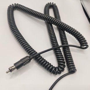 Car cigarette lighter plug wire cigarette lighter to DC plug car charging spring car slingshot spiral wire
