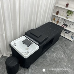 洗头床理发店专用全躺美容美发泰式按摩床带热水器高颜值皮质沙发