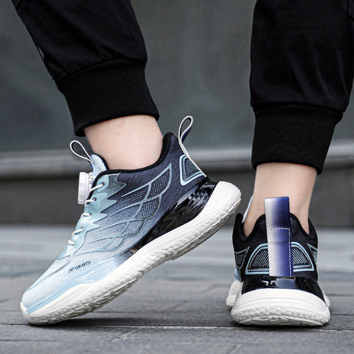 Children's Sports Shoes for Boys - Summer 2024 New Arrival, Rotating Buckle Running Shoes for Older Children - Boys, Mesh Surface for Breathability