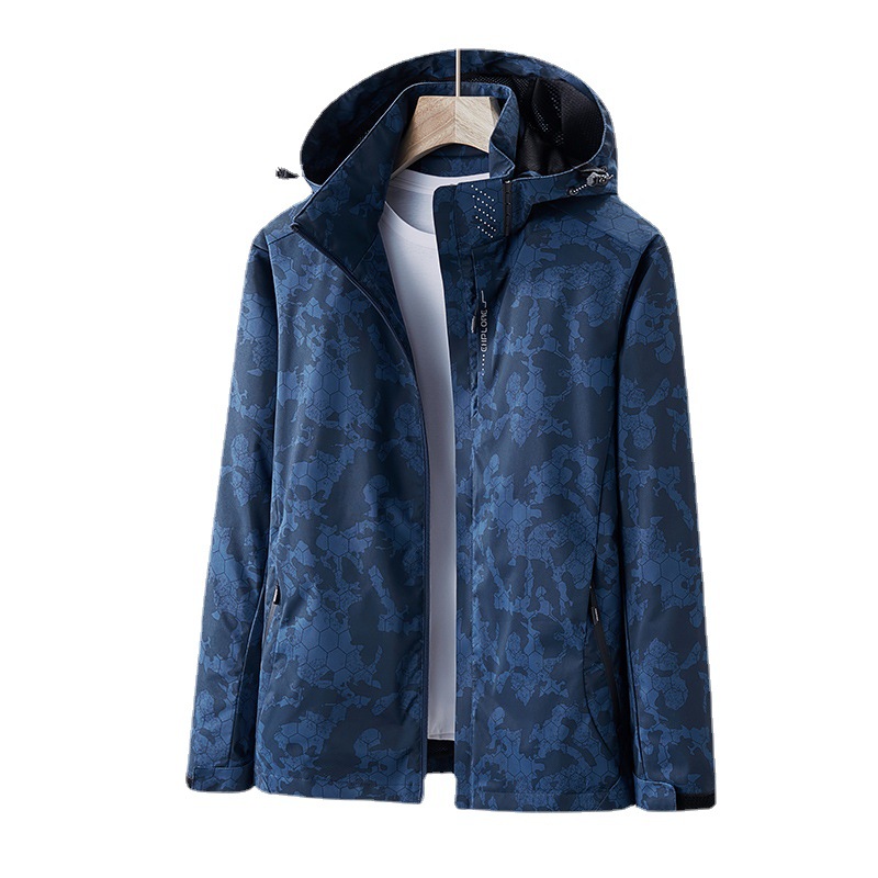 2022 primavera y otoño chaqueta de pareja de camuflaje de hoja de arce delgada chaqueta de cáscara suave de una sola capa para hombres y mujeres ropa deportiva al aire libre al por mayor image 6