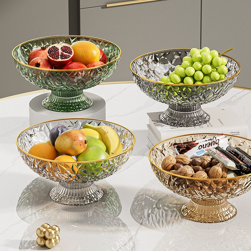 Source Factory Plastic Light Luxury Delivery Water Fruit Disk Home Living Room Coffee Time Candy Candy High -end Snacks