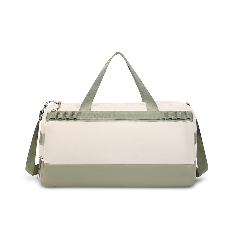 2025 bolsas de viaje portátiles simples de color de gran capacidad bolsas deportivas de ocio para hombres bolsas de ropa de cama inclinadas ligeras para mujeres