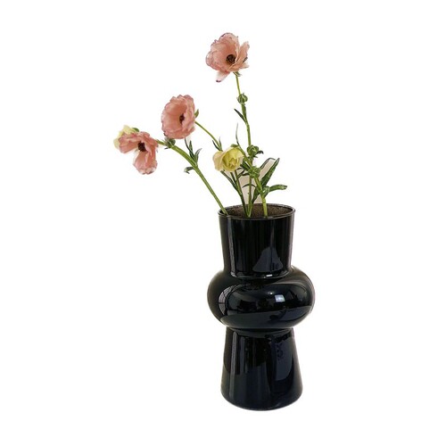 Retro medieval glass vase ornaments hydroponic flower arrangement device ins style simple home desktop decoration props