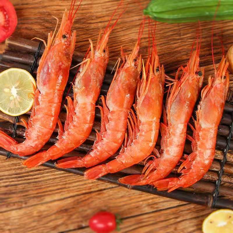 Argentine red shrimp L1 bright red Seafood Aquatic products fresh Freezing Prawns Fresh Shrimp Quick-freeze Large snack