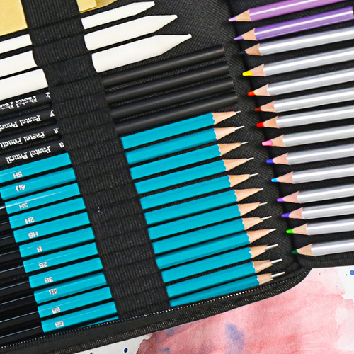 Cross-border bestseller 72-piece colored oil pastel painting set Professional drawing art colored pencil set