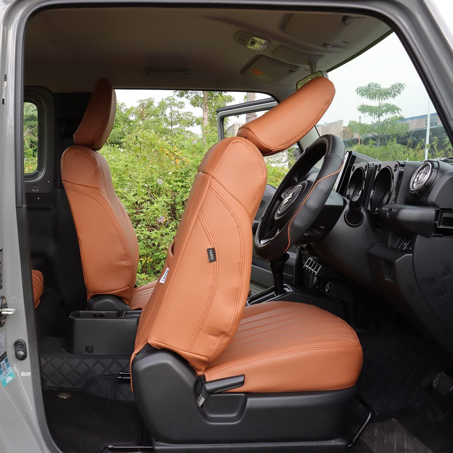 Suitable for 3-Door Jimny 2018+Jb64 Jb74 Leather High-End Seat Cover Fully Enclosed Seat Cover