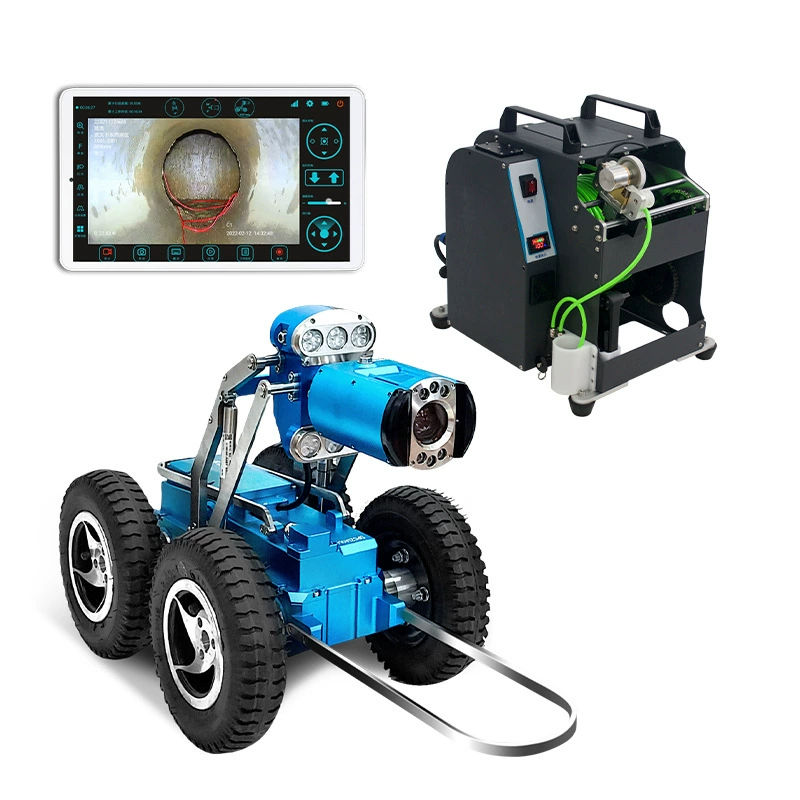 Робот для инспекции трубопроводов, оборудование для обнаружения дефектов подземных канализационных и дождевых трубопроводов, бесплатная доставка