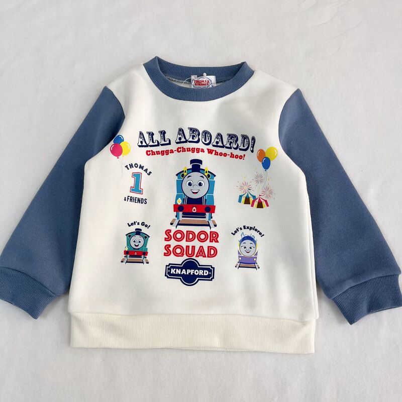 26 Winter Japanese Style In-Stock Thomas Color-Block Sleeve Fleece Sweatshirt 26 Winter Japanese Style In-Stock Thomas Color-Block Sleeve Fleece Sweatshirt