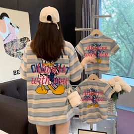 亲子装;女式T恤;童T恤