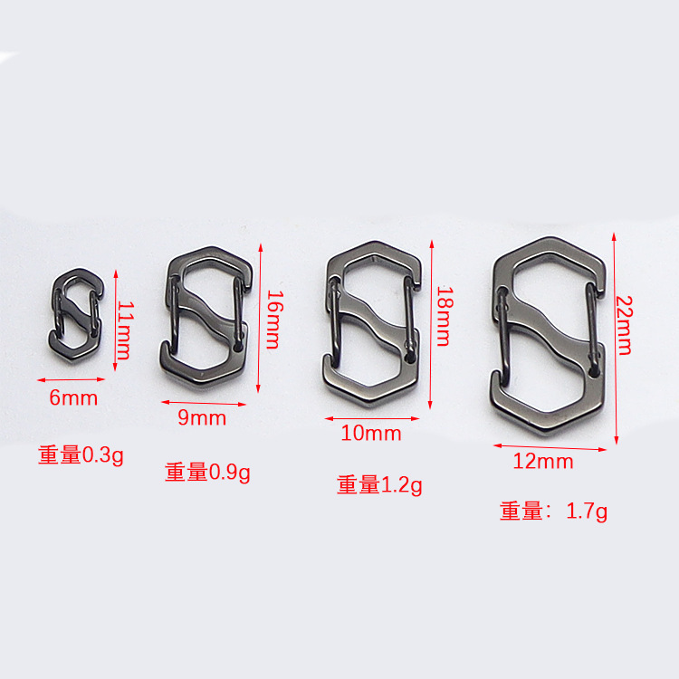 316ステンレスsバックルミニ八字バックルスプリングキーホルダーネックレスブレスレット調節バックルDIYアクセサリーアクセサリーアクセサリー