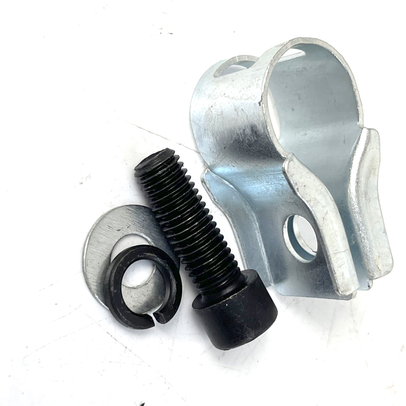 Adecuado para XCMG XE55/60 65/75/85D Excavadora de brazo pequeño y medio, abrazadera de tubo de cilindro, abrazadera de tubo de hierro de 4 puntos