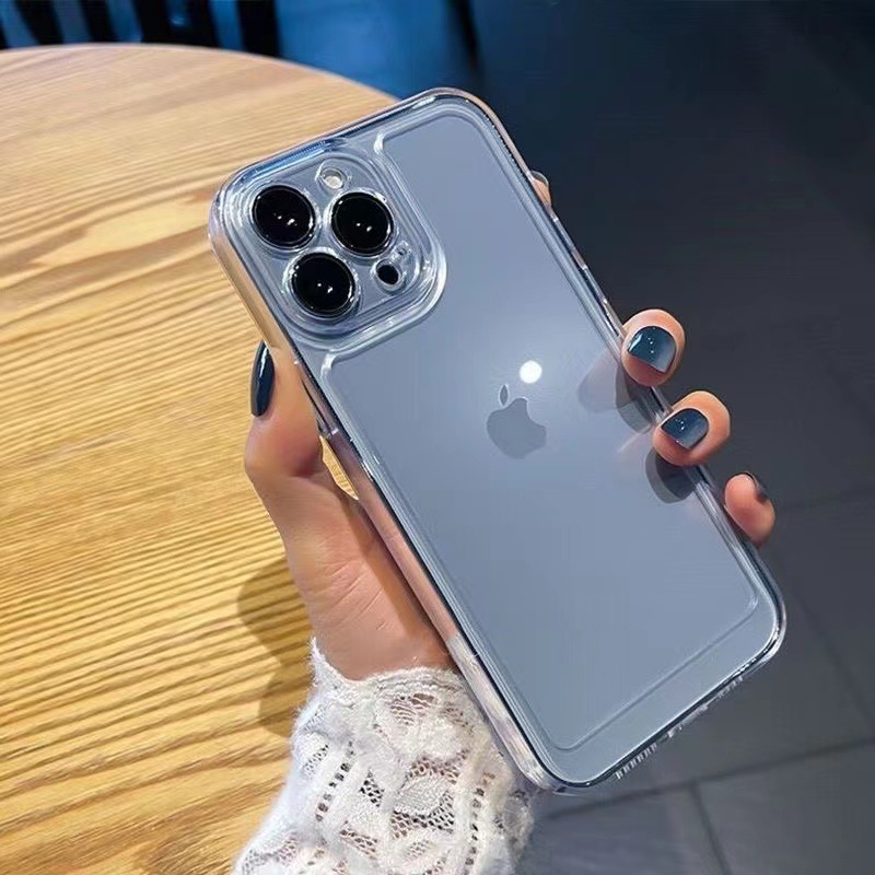 简约TPU适用于iphone15手机壳苹果14promax透明13/12防摔11太空壳详情1