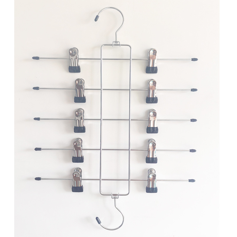 Percha multifuncional percha percha multicapa percha 6 garras 8 ganchos 10 abrazaderas percha plegable sombrero cinturón percha ropa interior gancho de almacenamiento