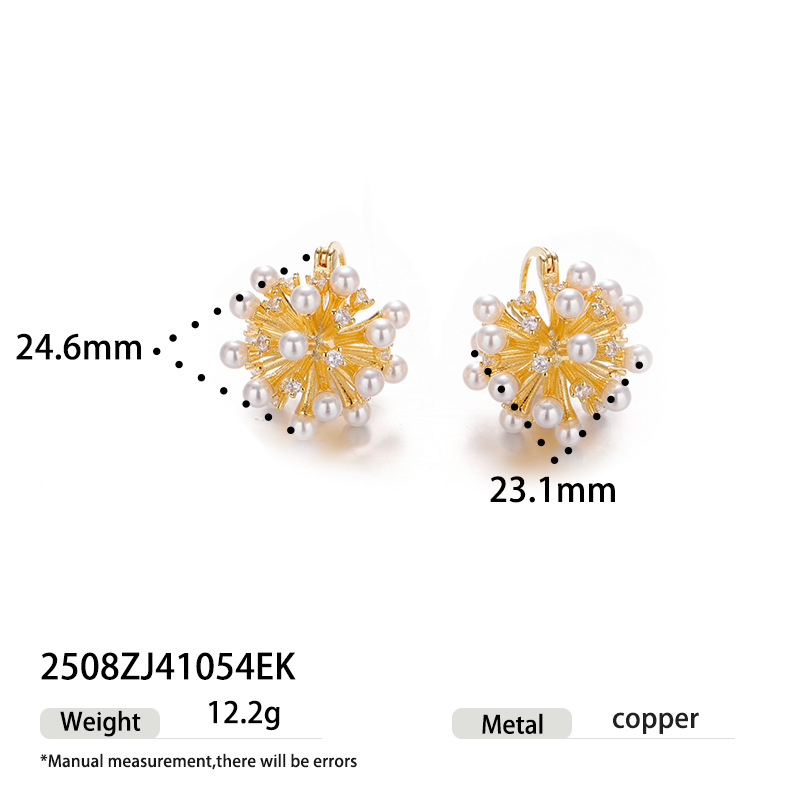 Moda europea y americana de alta calidad personalidad irregular imitación de perlas fuegos artificiales delicados perlas temperamento universal perlas