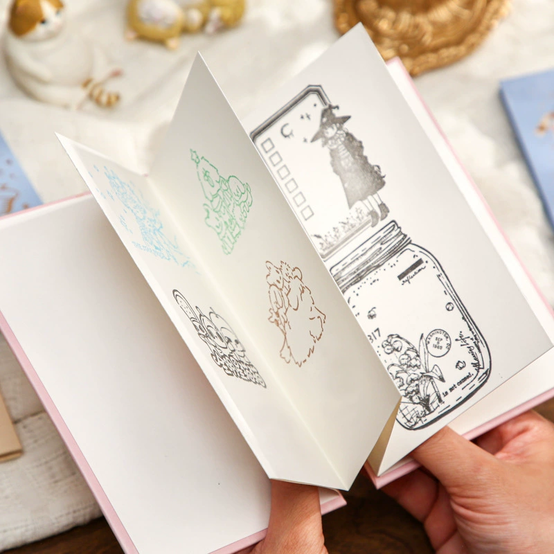 纸先生 Печатная книга, книга кота, творческий туризм, милая иллюстрация, портативная мини-нотация с печатью