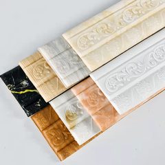 厚い自己接着3d立体ウエストラインの背景壁の枠は足を蹴る線の上の角線の防水の装飾の壁を掛けて客間の縁を貼ります。