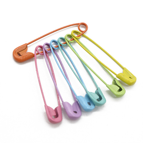 Amazon 300/450 pieces new safety pins candy color household tag buckle pins sewing supplies