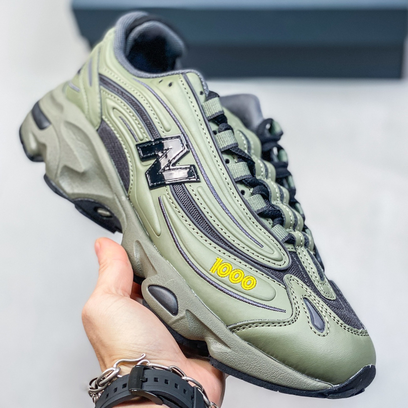 Zapatos para hombres y mujeresnb1000 verano zapatos de correr zapatos de suela gruesa zapatos de pareja zapatos deportivos casuales resistentes