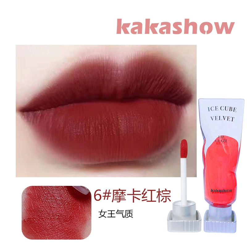 KAKASHOW Прозрачный пигмент лёд кубики, блеск для губ, помада