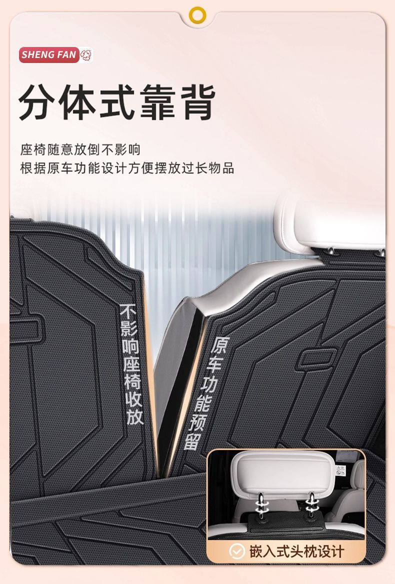 Chery ICARV23 Trunk Mat 25 TPE Encircling Trunk Mat Chery V23 Car Supplies New