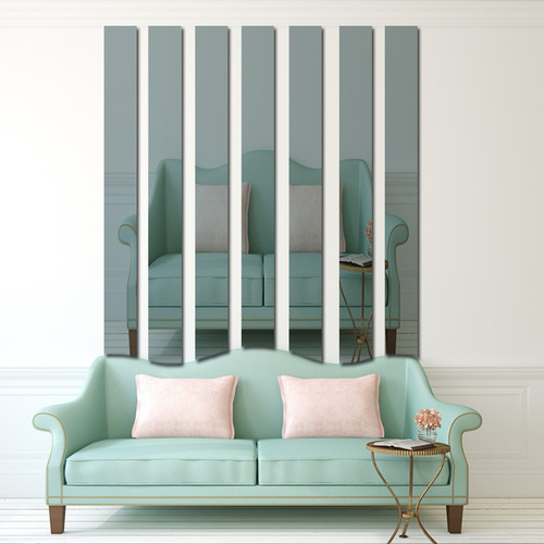 3D three-dimensional acrylic mirror wall stickers self-adhesive waist line ceiling ceiling TV background border beautiful seam decorative strips