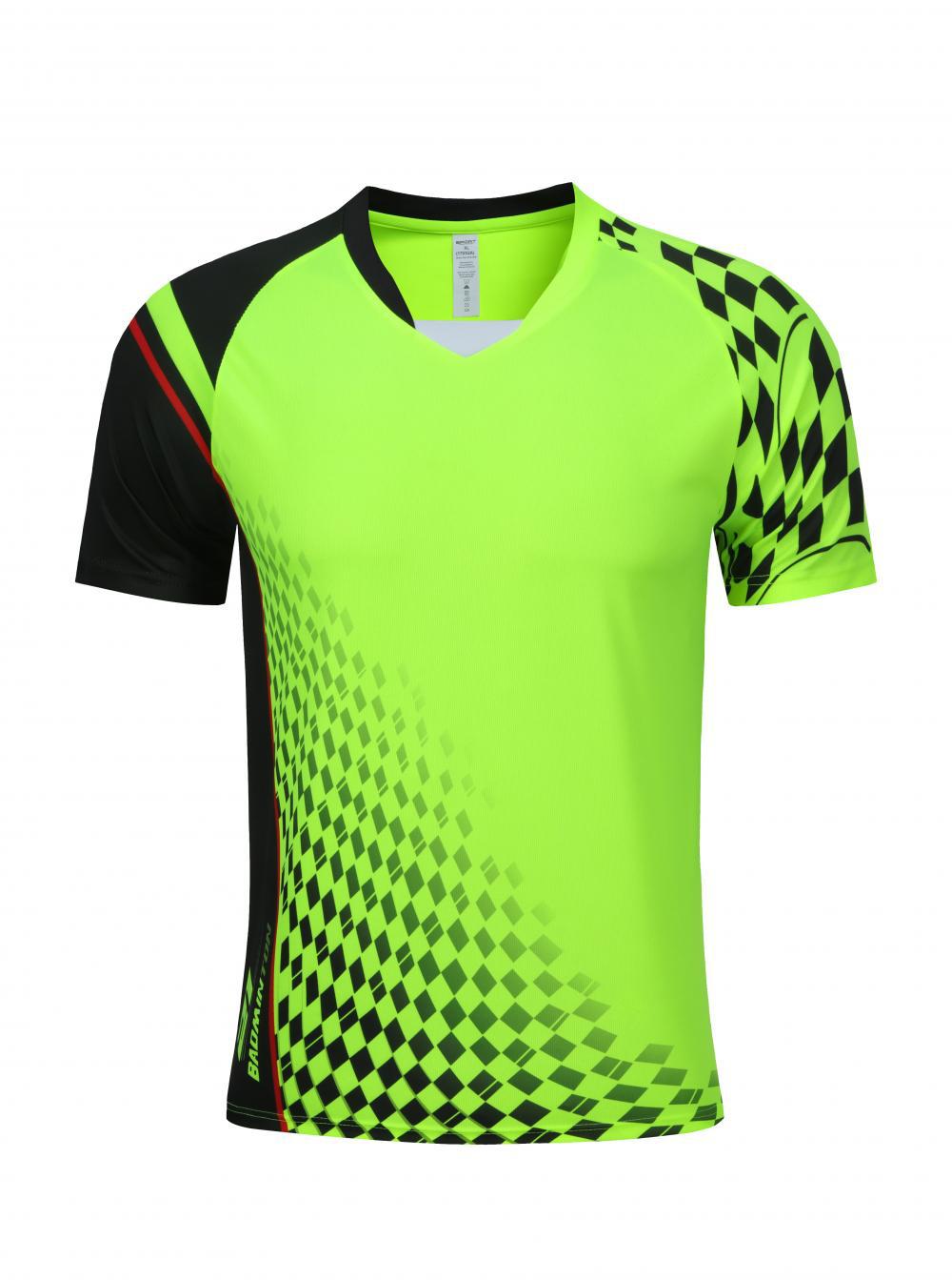 Promoción de chaqueta de bádminton para hombres y mujeres tenis de mesa voleibol V-cuello chaqueta de chaqueta de bádminton de secado rápido transpirable