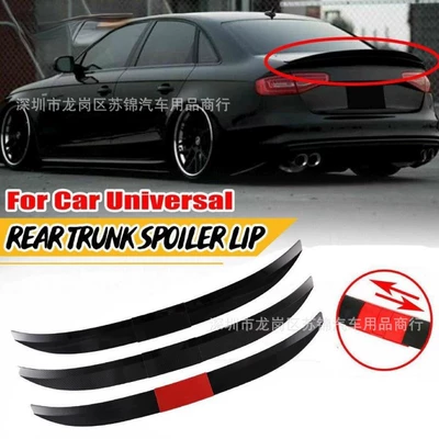 Car Modification Universal Rear Wing, No-Drill Three-Section Adjustable Adhesive Personalized Sedan Sports Car Spoiler Decoration