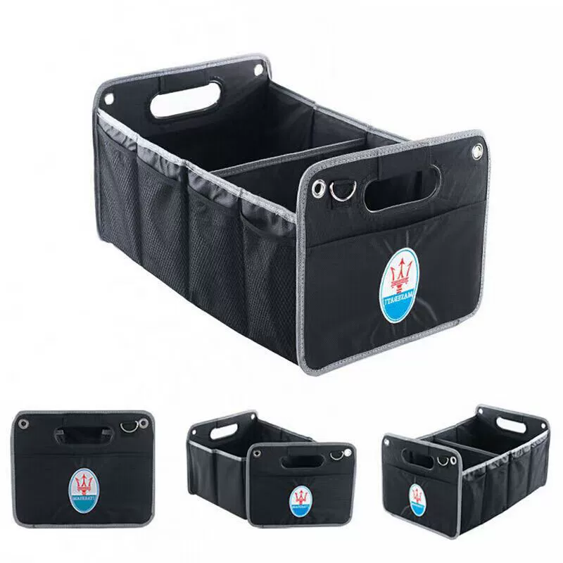 Подходит для Maserati, задний багажник автомобиля, внутренний ящик для хранения автомобильных принадлежностей, органайзер для багажника, складной ящик